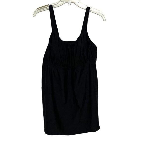 Ava and Viv Swim Dress 14W Black Vacation Summer Poolside Cruisewear Plus Size - Picture 2 of 7